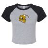 Women's Micro Rib Raglan Baby Tee Thumbnail