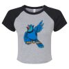 Women's Micro Rib Raglan Baby Tee Thumbnail