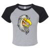 Women's Micro Rib Raglan Baby Tee Thumbnail