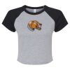 Women's Micro Rib Raglan Baby Tee Thumbnail