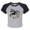 Women's Micro Rib Raglan Baby Tee Thumbnail