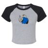 Women's Micro Rib Raglan Baby Tee Thumbnail
