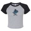Women's Micro Rib Raglan Baby Tee Thumbnail