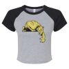 Women's Micro Rib Raglan Baby Tee Thumbnail