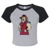Women's Micro Rib Raglan Baby Tee Thumbnail