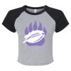 Women's Micro Rib Raglan Baby Tee Thumbnail