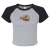 Women's Micro Rib Raglan Baby Tee Thumbnail