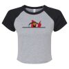 Women's Micro Rib Raglan Baby Tee Thumbnail