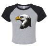 Women's Micro Rib Raglan Baby Tee Thumbnail