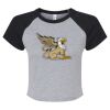 Women's Micro Rib Raglan Baby Tee Thumbnail