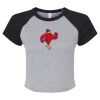 Women's Micro Rib Raglan Baby Tee Thumbnail