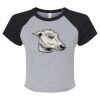 Women's Micro Rib Raglan Baby Tee Thumbnail