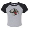 Women's Micro Rib Raglan Baby Tee Thumbnail