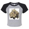 Women's Micro Rib Raglan Baby Tee Thumbnail