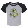 Women's Micro Rib Raglan Baby Tee Thumbnail