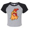 Women's Micro Rib Raglan Baby Tee Thumbnail