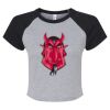 Women's Micro Rib Raglan Baby Tee Thumbnail