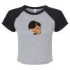 Women's Micro Rib Raglan Baby Tee Thumbnail