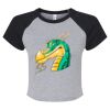 Women's Micro Rib Raglan Baby Tee Thumbnail