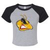 Women's Micro Rib Raglan Baby Tee Thumbnail