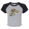 Women's Micro Rib Raglan Baby Tee Thumbnail