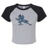 Women's Micro Rib Raglan Baby Tee Thumbnail