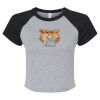 Women's Micro Rib Raglan Baby Tee Thumbnail