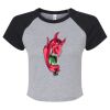 Women's Micro Rib Raglan Baby Tee Thumbnail