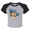 Women's Micro Rib Raglan Baby Tee Thumbnail