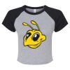 Women's Micro Rib Raglan Baby Tee Thumbnail