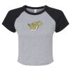 Women's Micro Rib Raglan Baby Tee Thumbnail