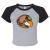 Women's Micro Rib Raglan Baby Tee Thumbnail