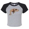 Women's Micro Rib Raglan Baby Tee Thumbnail