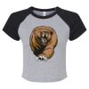 Women's Micro Rib Raglan Baby Tee Thumbnail