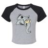 Women's Micro Rib Raglan Baby Tee Thumbnail