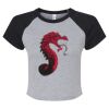 Women's Micro Rib Raglan Baby Tee Thumbnail