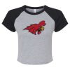 Women's Micro Rib Raglan Baby Tee Thumbnail
