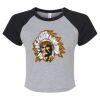Women's Micro Rib Raglan Baby Tee Thumbnail