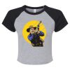 Women's Micro Rib Raglan Baby Tee Thumbnail