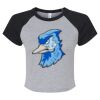 Women's Micro Rib Raglan Baby Tee Thumbnail
