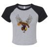 Women's Micro Rib Raglan Baby Tee Thumbnail