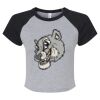 Women's Micro Rib Raglan Baby Tee Thumbnail