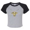 Women's Micro Rib Raglan Baby Tee Thumbnail