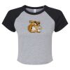 Women's Micro Rib Raglan Baby Tee Thumbnail