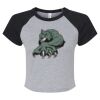 Women's Micro Rib Raglan Baby Tee Thumbnail
