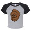 Women's Micro Rib Raglan Baby Tee Thumbnail