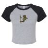 Women's Micro Rib Raglan Baby Tee Thumbnail