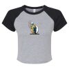 Women's Micro Rib Raglan Baby Tee Thumbnail