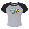 Women's Micro Rib Raglan Baby Tee Thumbnail