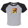 Women's Micro Rib Raglan Baby Tee Thumbnail